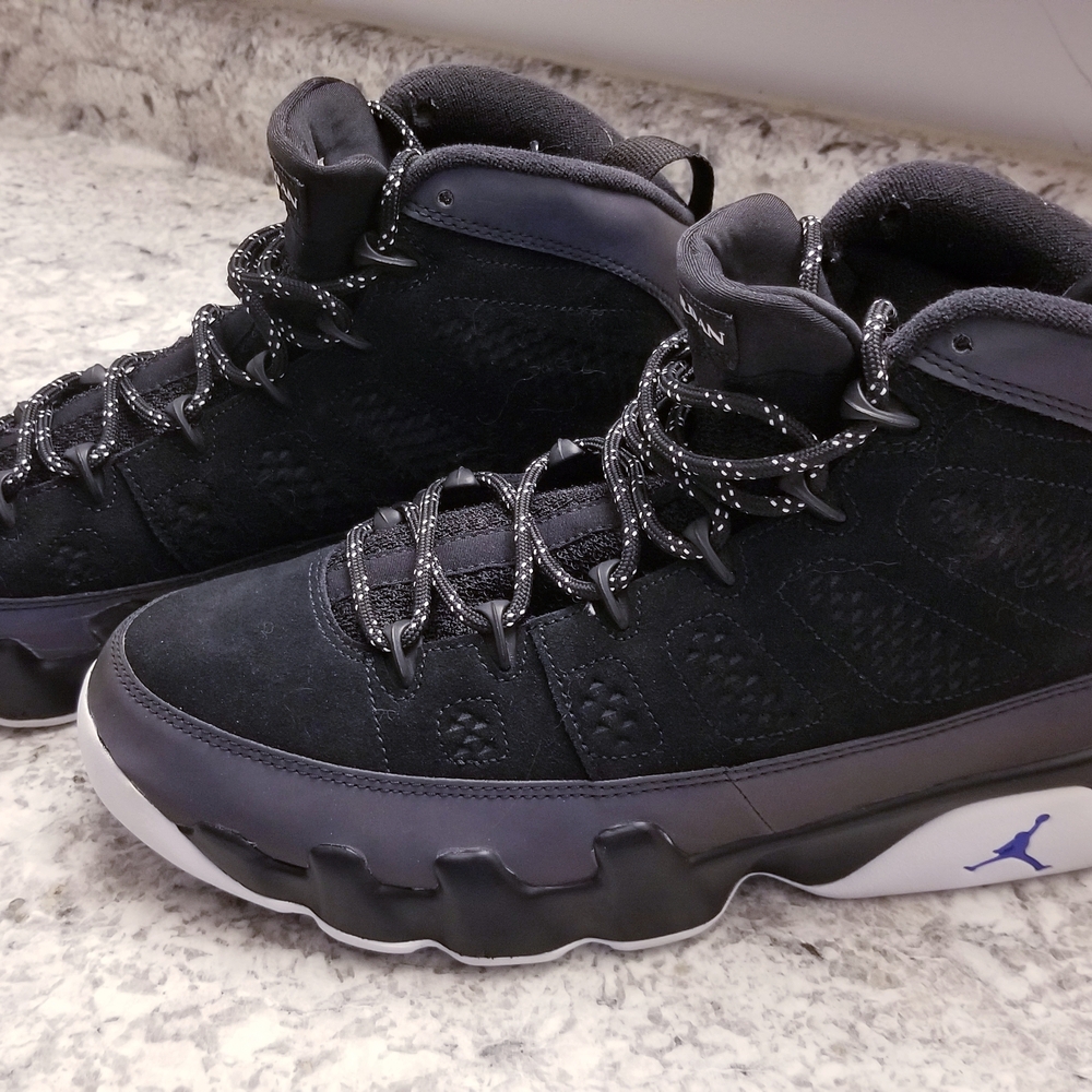 JORDAN 9 IX *RARE* EXCELLENT COND RACER BLUE NIKE AIR AUTHENTICATED TAG GENUINE - Picture 2 of 10